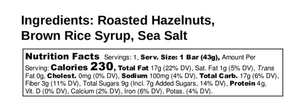 Hazelnut Sea Salt (box of 12)