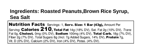 Peanut Sea Salt (box of 12)